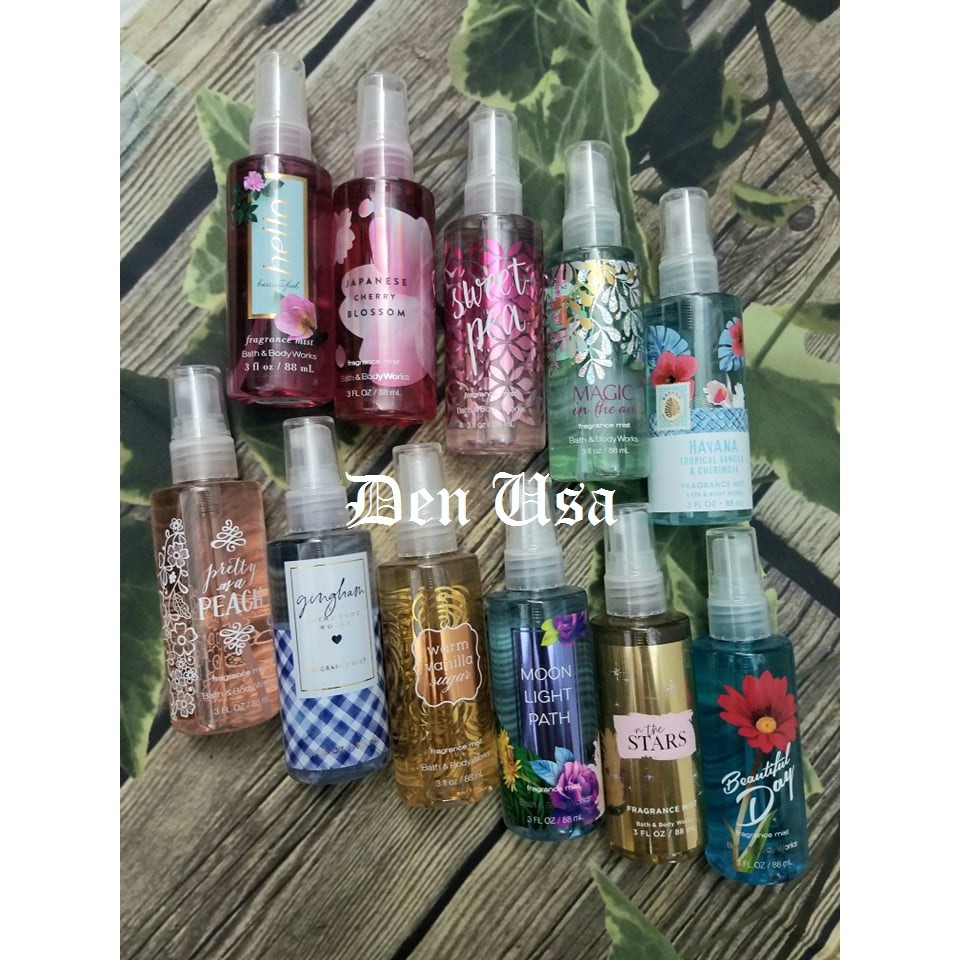 [ Body Mist ] Xịt Thơm Toàn Thân Mini Bath And Body Works Fine Fragrance Mist 88ml