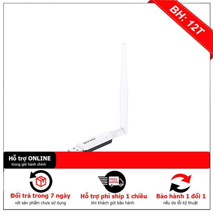 [BH12TH] USB thu Wifi Tenda U1 (Có anten rời, 300Mbps) | BigBuy360 - bigbuy360.vn