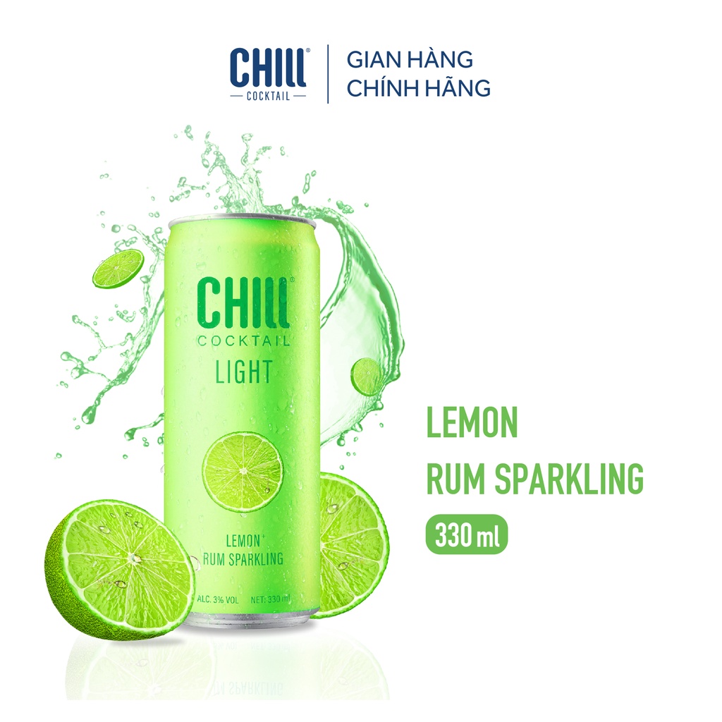 Combo 2 thùng 6 lon Chill Cocktail mix vị 330ml/lon