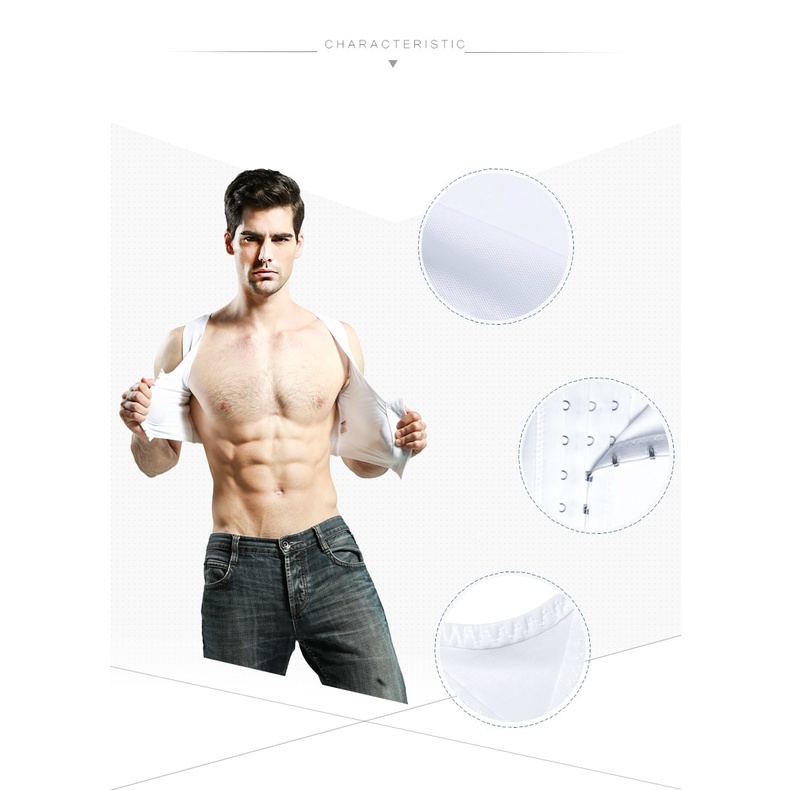 Áo Nịt Ngực Định Hình Cơ Thể Cho Nam