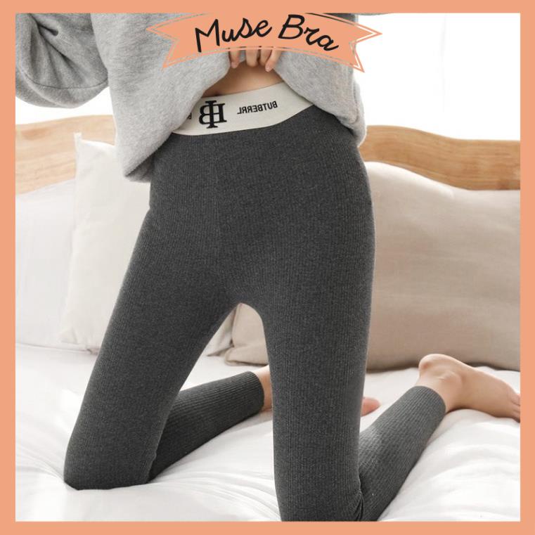 [Giá sỉ] Quần Dài Legging Nỉ Tăm ,Tôn Dáng Cạp Chữ B Siêu Ấm Thời Trang