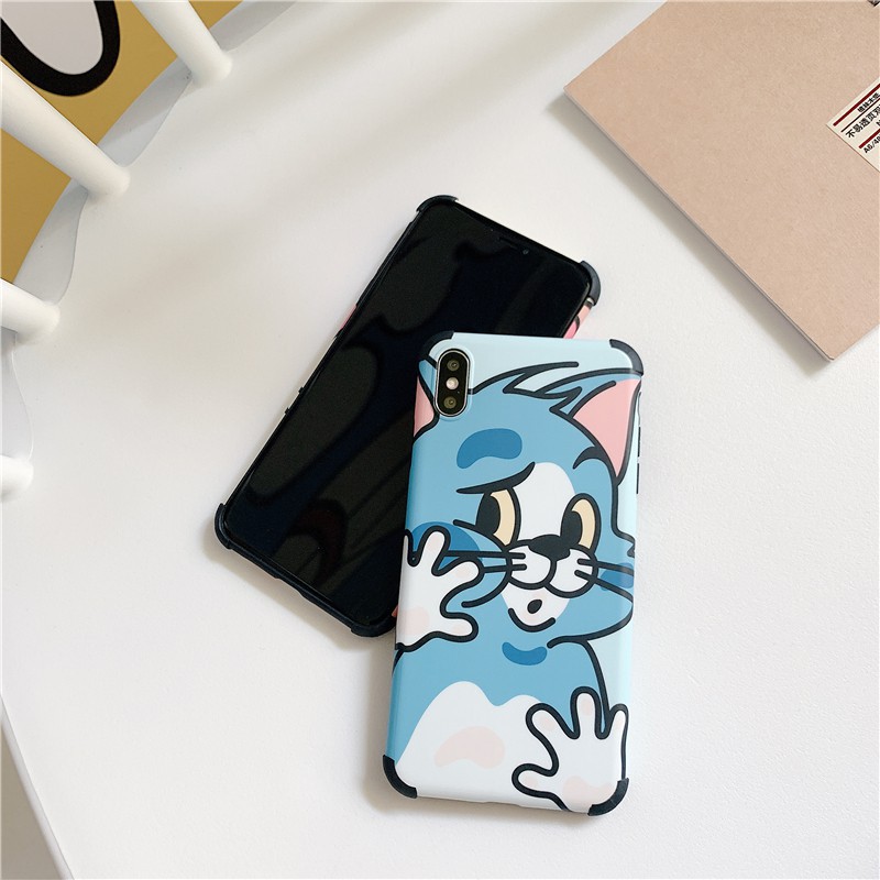 Ốp lưng iphone  Tom & Jerry IMD chống sốc 4 góc 5/5s/6/6plus/6s/6splus/7/7plus/8/8plus/x/xr/xs/11/12/pro/max/plus/promax