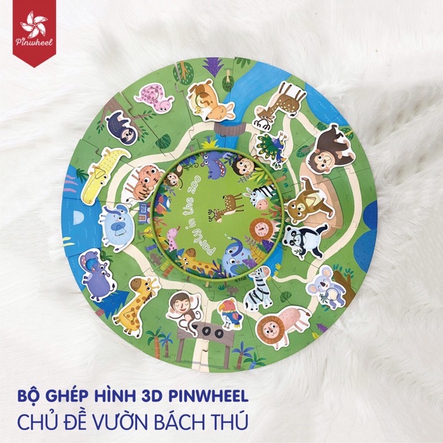 Bộ ghép hình 3D Pinwheel (ghép hình pinwheel)