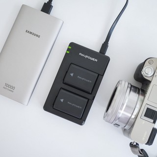 BỘ 2 PIN+ 1 ĐỐC SẠC ĐÔI RAVPOWER FW-50 FOR SONY CHÍNH HÃNG