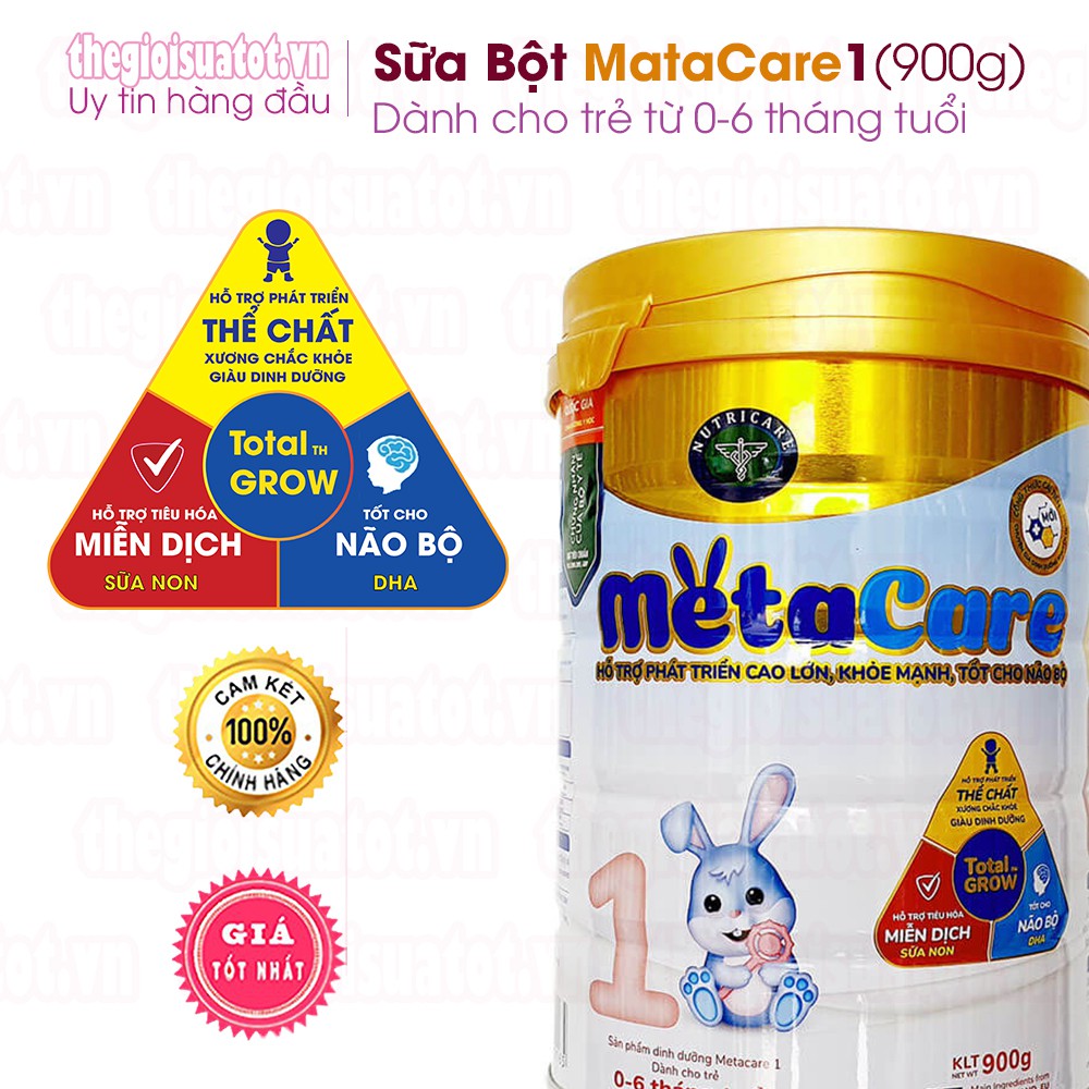 Sữa bột Meta Care 1 - 900G (mẫu mới)