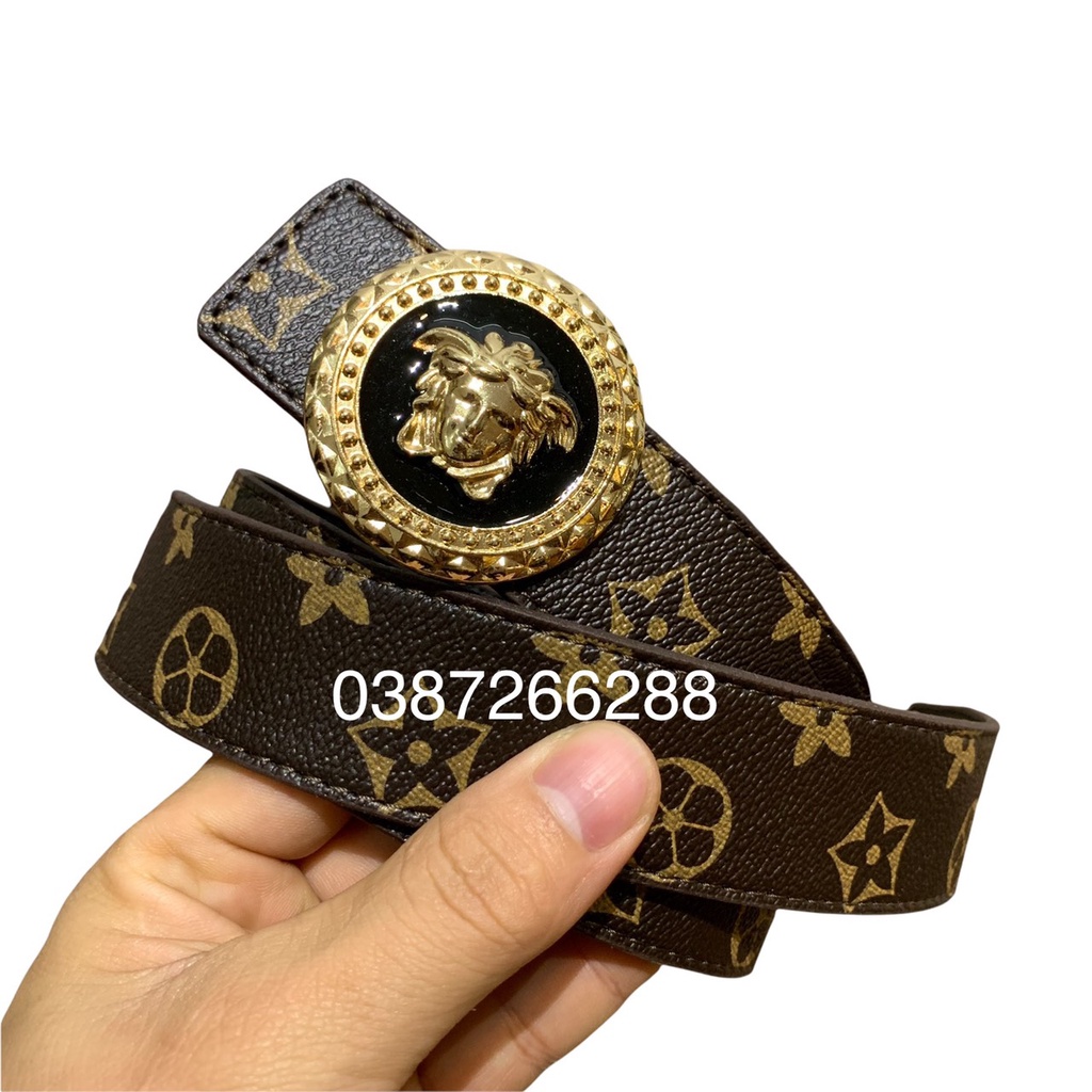 Thắt lưng nam versace, thắt lưng mặt versace, dây nịt nam cao cấp thời trang, VSC001