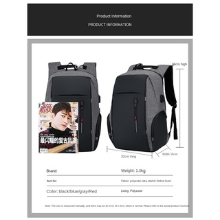 Backpack Business bag man Laptop bag Multi-purpose USB backpack large capacity