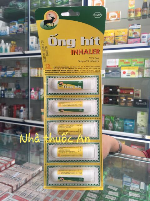 (1 vỉ 5 ống) hít inhaler pharmedic