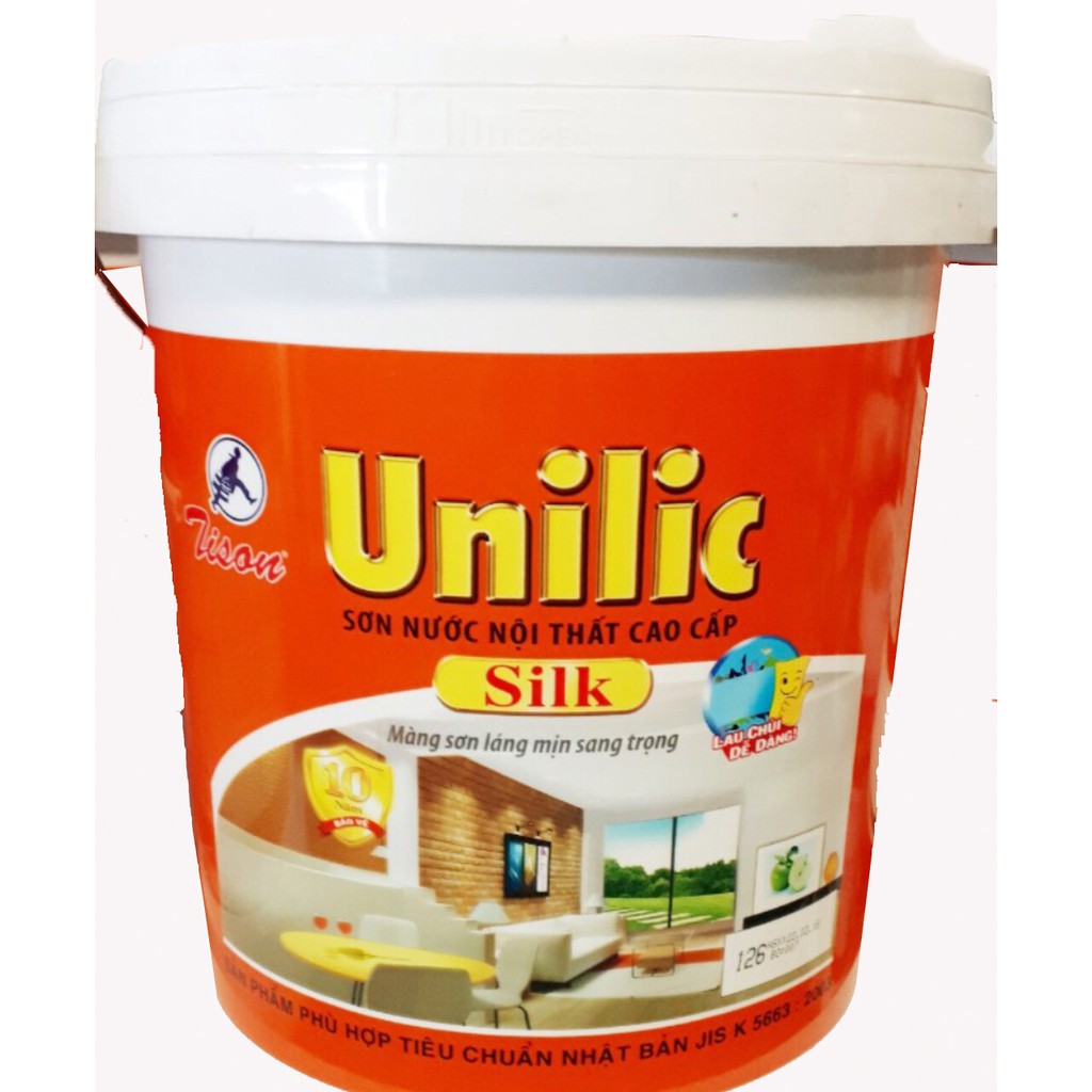 Sơn nước Tison nội thất Unilic Thùng 5 Lit - Nhiều màu