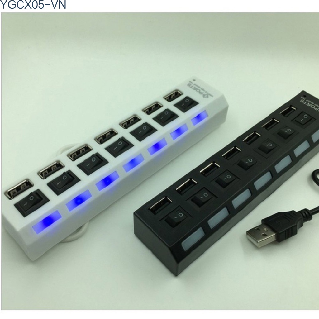 Bộ Chia 7 Cổng Usb 2.0 Tốc Độ Cao Cho Pc Laptop | BigBuy360 - bigbuy360.vn