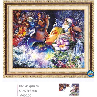 tranh đính đá mẫu người DF2345