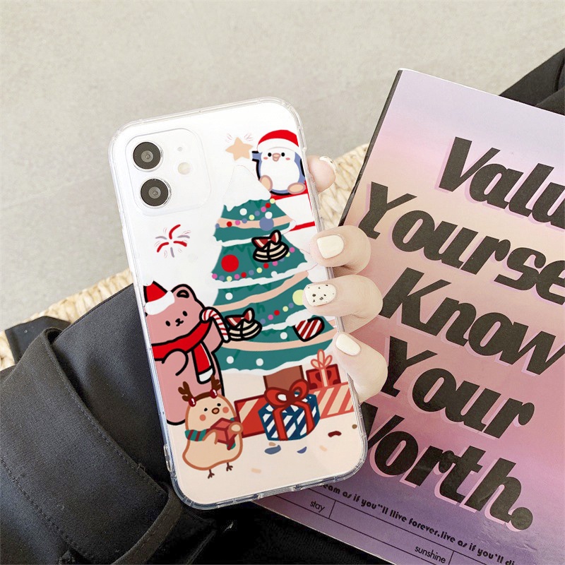 Ốp lưng iphone vuông cạnh cây thông NOEL giáng sinh 6/6plus/6s/6splus/7/7plus/8/8plus/x/xr/xs/11/12/pro e113 | BigBuy360 - bigbuy360.vn