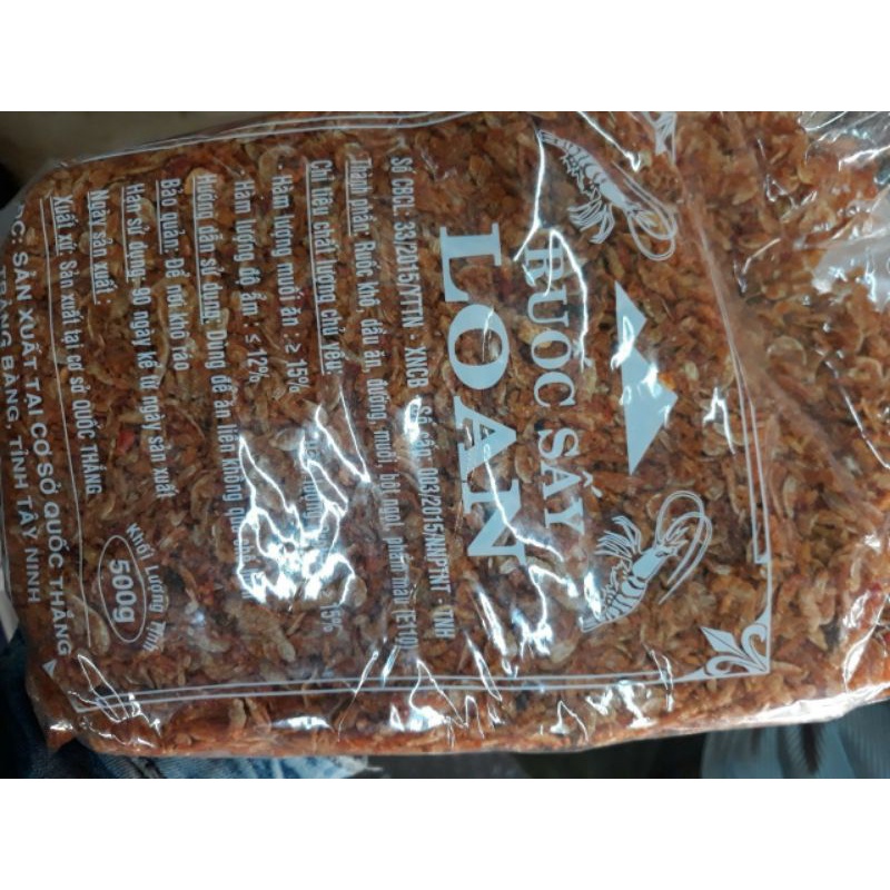 500gr tép sấy