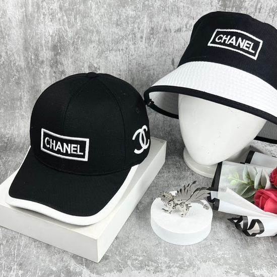 Combo Nón cặp tình nhân Channel vải Kaki dày đẹp chuẩn thời trang