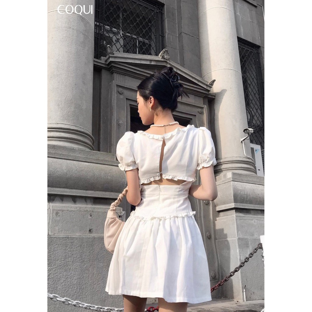 [COQUI] Đầm Emma tay phồng bèo ngực | BigBuy360 - bigbuy360.vn