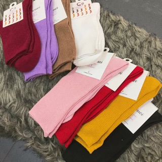 [Sweetsockie] Vớ len trơn Hàn Quốc