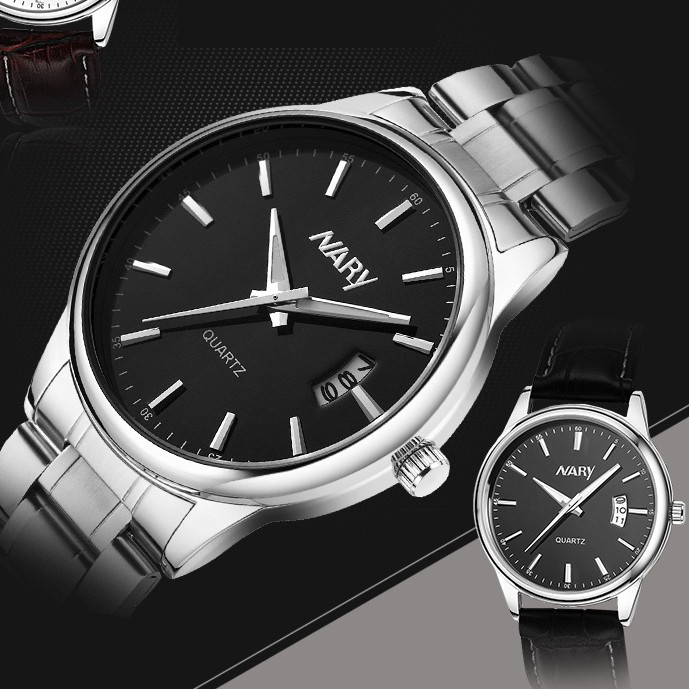 Đồng hồ nam Nary dây thép không rỉ chống nước SP252 (Nhiều màu) | BigBuy360 - bigbuy360.vn