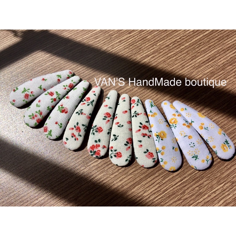 KẸP TÓC VẢI HOA NHÍ - HANDMADE
