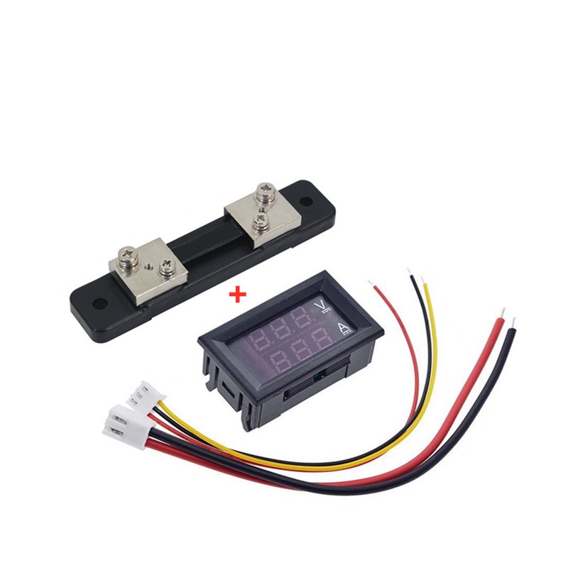 Vôn Kế Dc 0-100V 10A 50A 100A Với Màn Hình LED Hiển Thị Kỹ Thuật Số