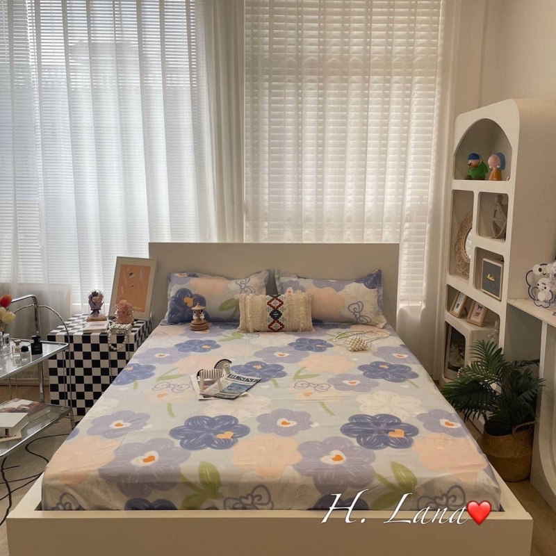 SET GA+ 2 VỎ GỐI HOA TÍM NHÍ