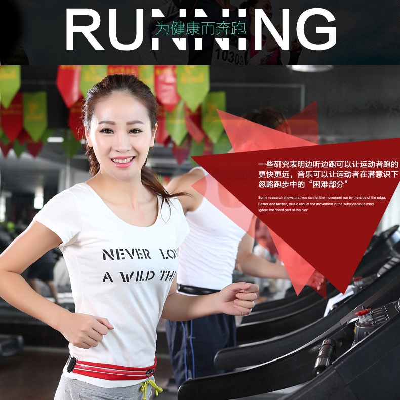 Túi đeo hông mini dành cho người thích tập thể thao với màu sắc tùy chọn