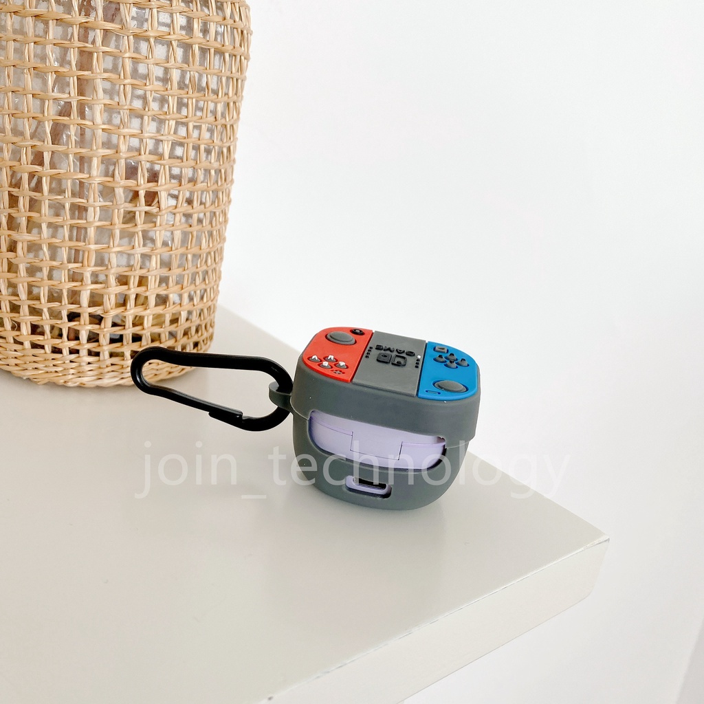 Vỏ bảo vệ hộp sạc Tai nghe không dây Basues WM01 bằng silicon mềm họa tiết hoạt hình dễ thương