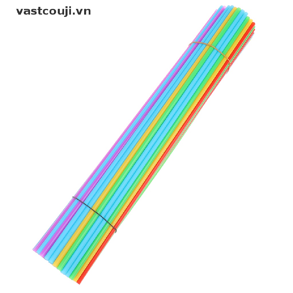 Set 100 Que Nhựa Dày 40cm Dùng Trang Trí Bong Bóng Tiệc Sinh Nhật / Đám Cưới