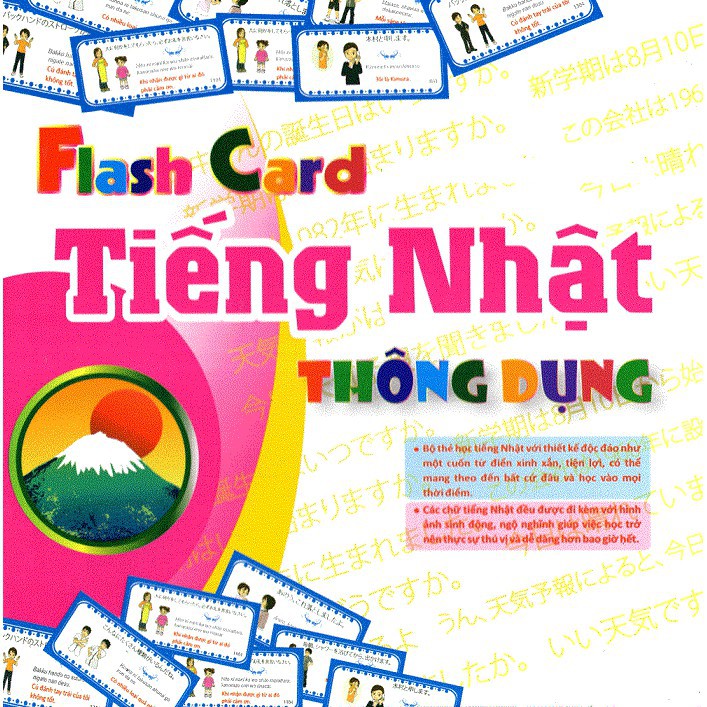 Flashcard Tiếng Nhật Thông Dụng (Hộp) - Tác giả The Sakura