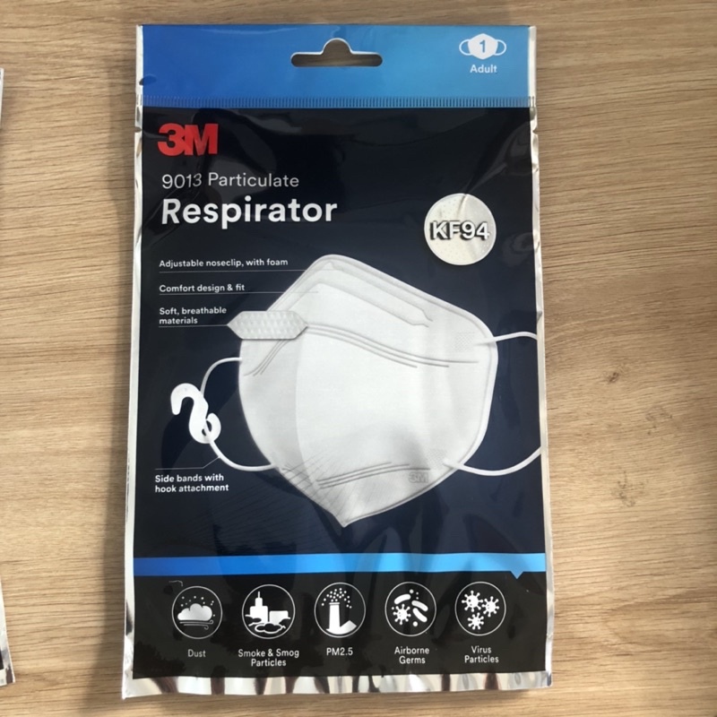 Khẩu trang 3M 9013 chống bụi và kháng khuẩn đạt chuẩn KF94 Hàn Quốc