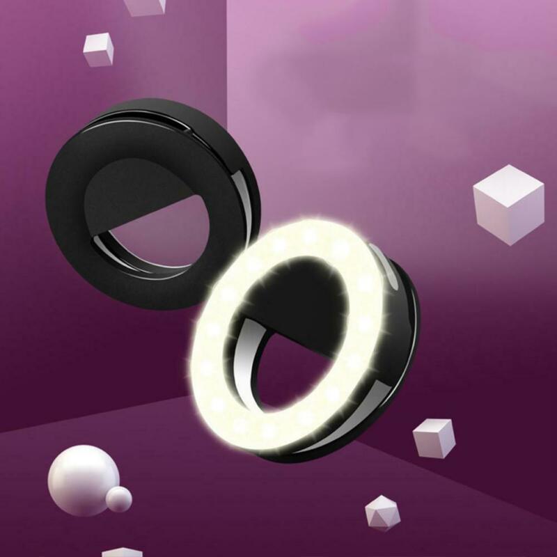 Đèn Led Tròn Kẹp Điện Thoại Hỗ Trợ Chụp Ảnh C0U3