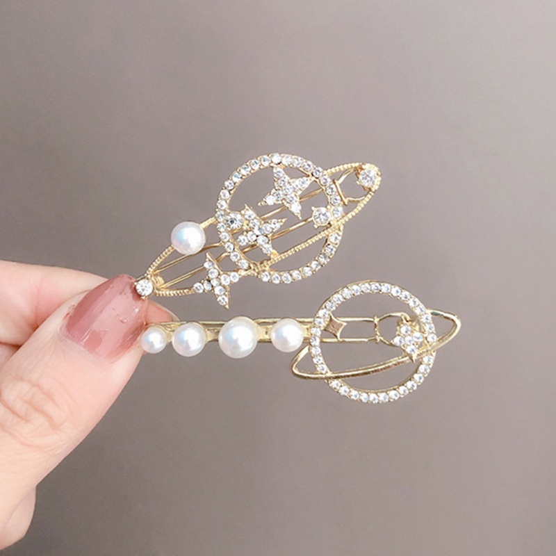 Kẹp Tóc Hình Ngôi Sao / Mặt Trăng Chống Trượt