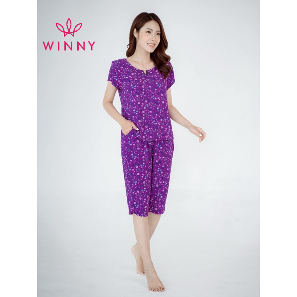 Bộ đồ lanh mặc nhà WINNY   2MNLA21046N