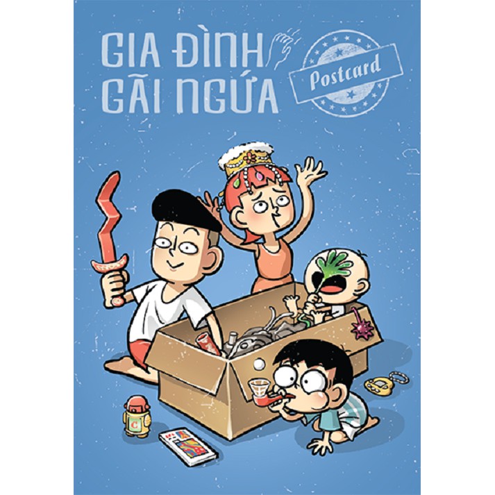 Truyện tranh - Gia đình gãi ngứa (Tặng kèm móc khóa, postcard, bookmark)