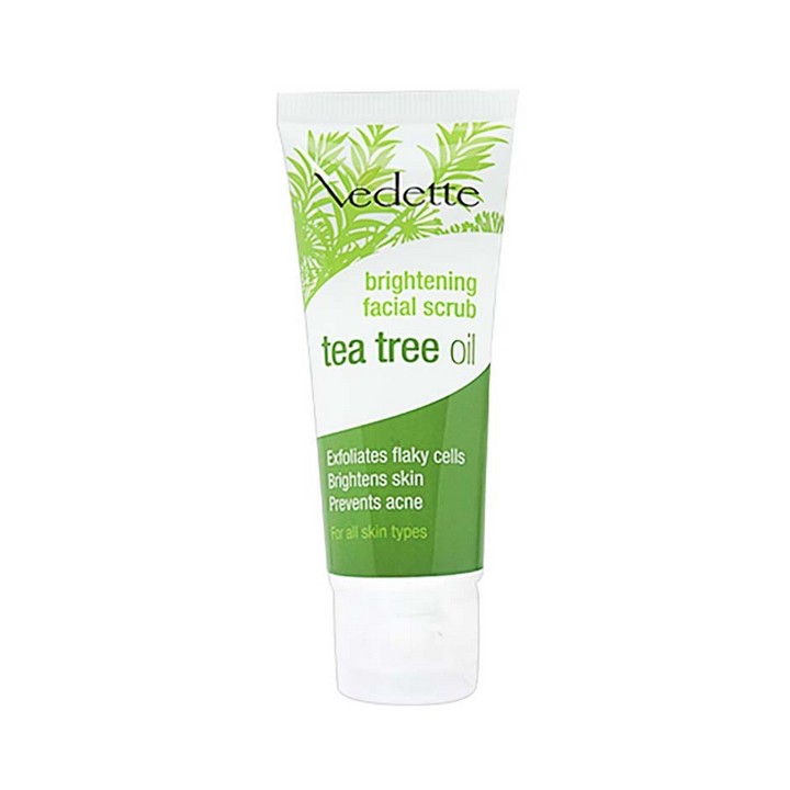 Sữa tẩy tế bào chết Dưỡng sáng da và Ngừa mụn Vedette Tea Tree Oil 45ml