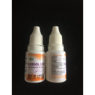 Florsol 230, Dùng cho bệnh khò khè, toi, hen cho gà, vịt, chim cảnh. 10ml