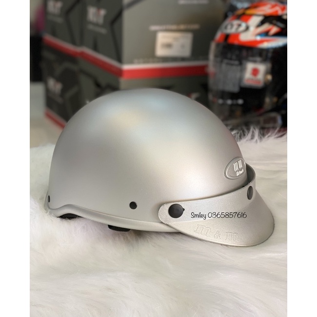 Nón nửa đầu MM trơn KM01