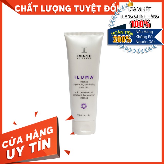 [HÀNG NHẬP KHẨU] Sữa Rửa Mặt Tẩy Tế Bào Chết Làm Trắng Sáng Da Image Iluma Intense Brightening Exfoliating Cleanser