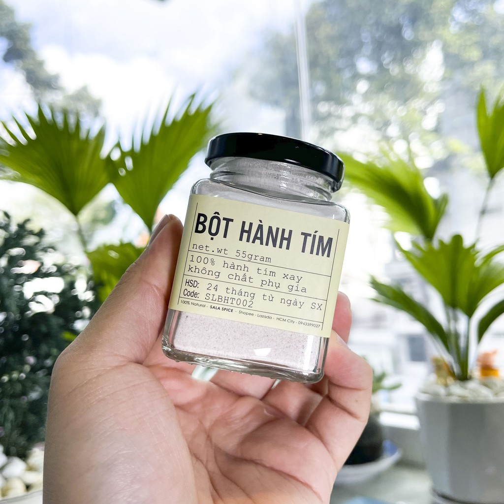 Bột Hành Tím SALA SPICE Onion Purple Powder 100% hành tím xay siêu thơm, dùng ướp thức ăn tiện lợi dễ dàng