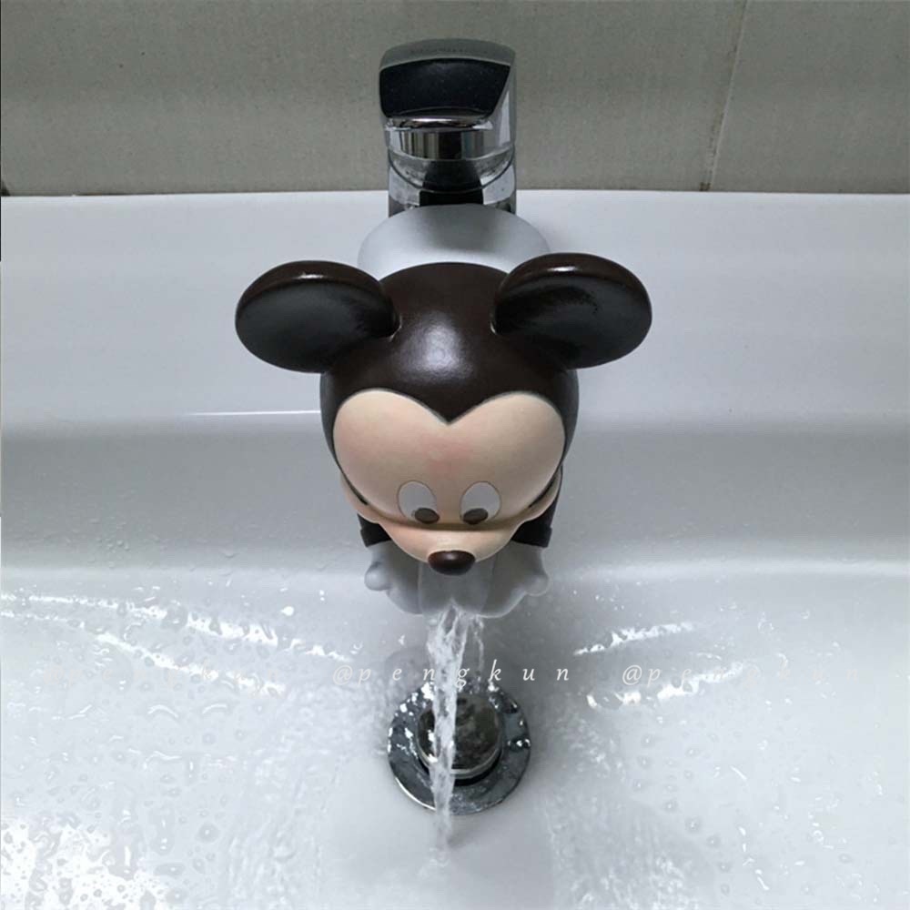 Dụng Cụ Nối Dài Vòi Nước Rửa Tay Chống Văng Họa Tiết Hoạt Hình Kiểu Hàn Quốc Cho Bé