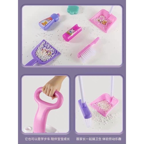 BỘ DỌN NHÀ CHO BÉ CLEANING SET CÓ MÁY HÚT BỤI