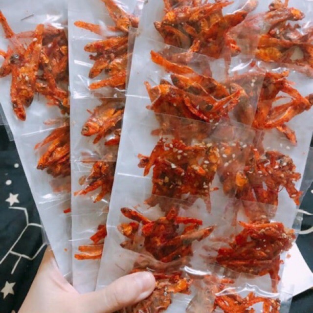 Vỉ 10 gói cá cơm ăn liền