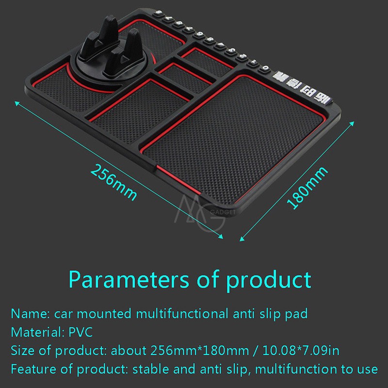 Đế giữ điện thoại chống trượt có ghi số điện thoại đỗ xe tạm thời gắn bảng điều khiển xe hơi chất lượng cao | BigBuy360 - bigbuy360.vn
