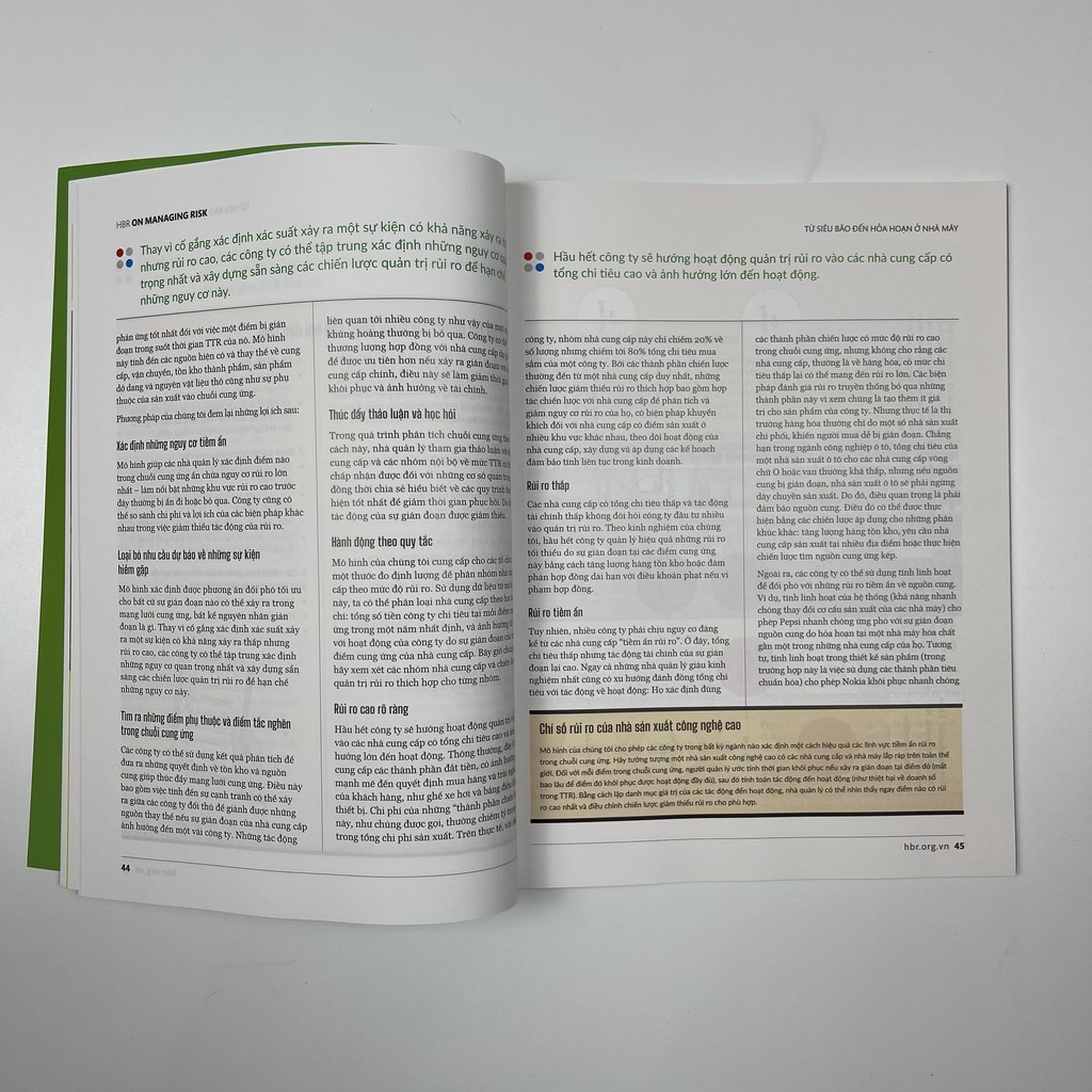 Sách - HBR ON - Quản Lý Rủi Ro | BigBuy360 - bigbuy360.vn