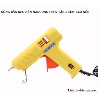 Súng bắn Keo Nangong 100W Tặng Kèm 3 cây keo nến