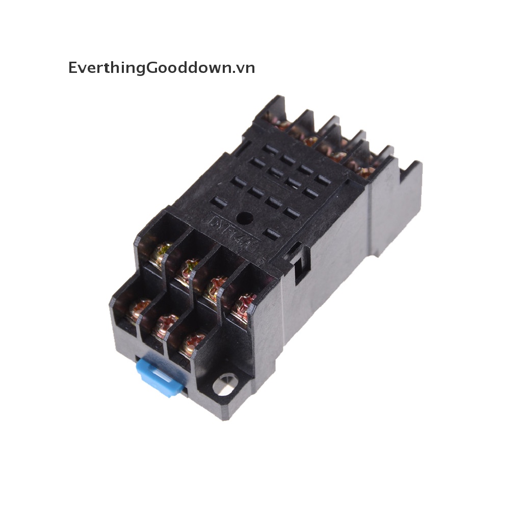 Rơ Le Điện Áp MY4NJ 12v / 24v / 220v 14 Pin 4PDT Kèm Ổ Cắm
