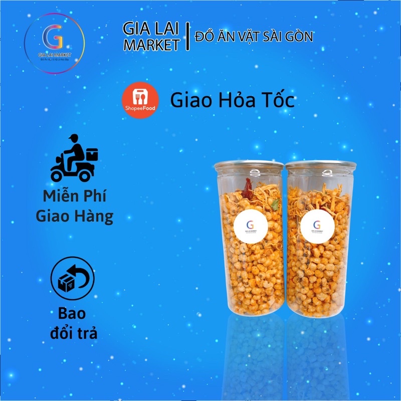 Bắp Chiên Giòn Mắm Lắc Khô Gà Lá Chanh lon 350gr ►FREESHIP◄ │ Gia Lai market