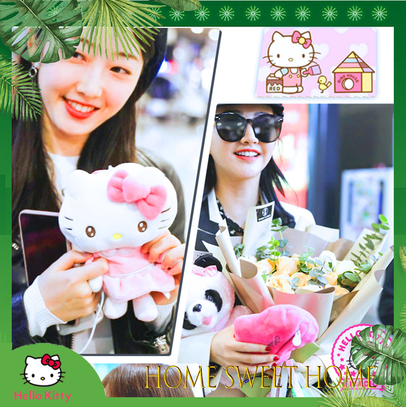 Hello Kitty Thú Nhồi Bông Hình Mèo Kitty Xinh Xắn