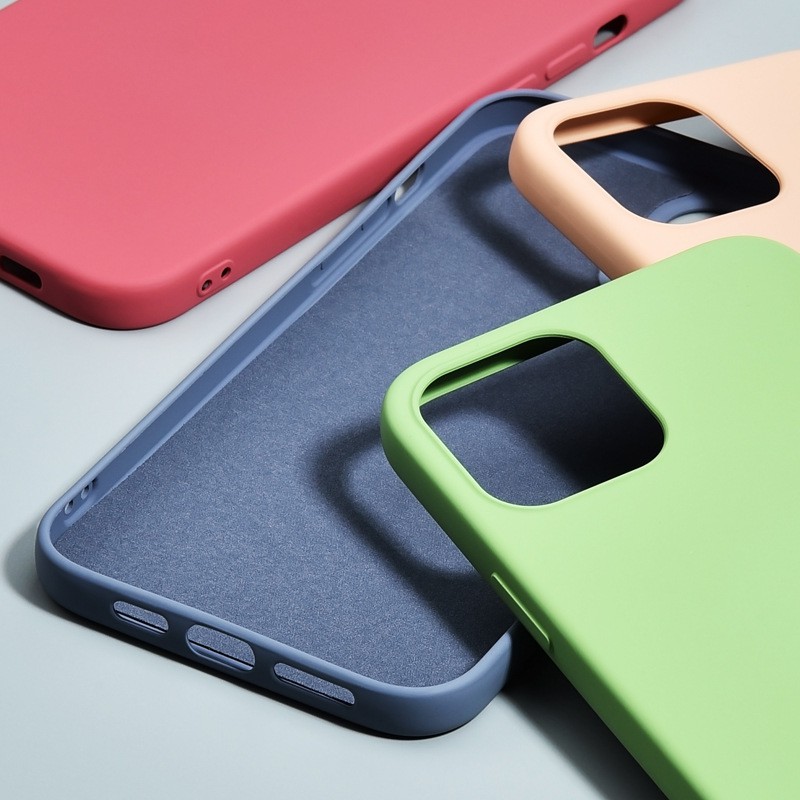 [Minimalist / Pastel] Ốp lưng iPhone 12 series chống bẩn, siêu mỏng ôm máy chất liệu liquid silicon chống trơn