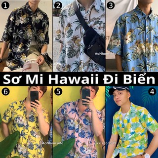 BÁN LẺ GIÁ SỈ - SƠ MI HAWAII ĐI BIỂN - SƠ MI ĐI BIỂN - SƠ MI NHÓM LỚP - ÁO NHÓM - ÁO LỚP - CHẤT ĐŨI TƠ MỀM MÁT #04