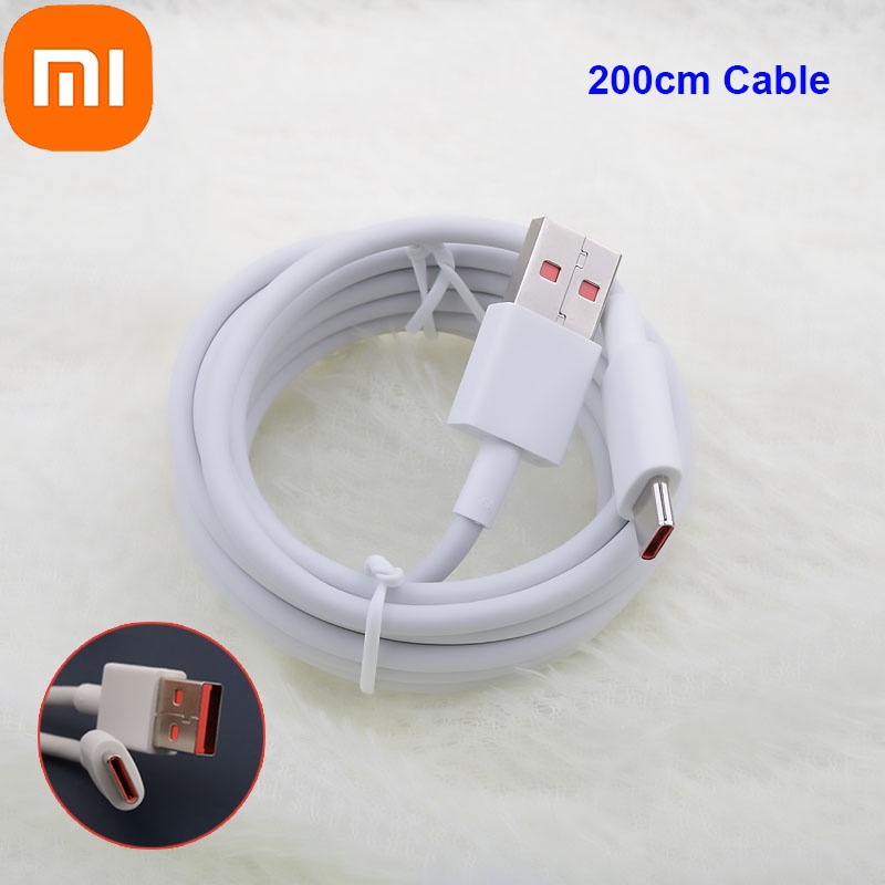 XIAOMI Dây Cáp Sạc Nhanh Loại c 33W QC 4.0 100cm 6A Cho Mi 11i 11X Pro 10S 11 10T Lite 10i 5G Poco M2 X3 F3